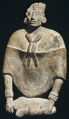 Maya Culture, Seated Female Dignitary, 500–800 CE. 