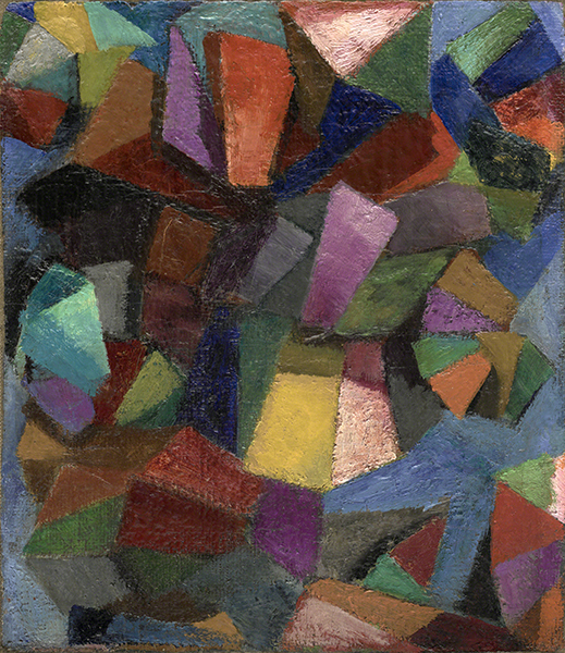 Morgan Russell (1886–1953, United States), Creavit Deus Hominem (So God Created Man) (Synchromy Number 3: Color Counterpoint), 1913.