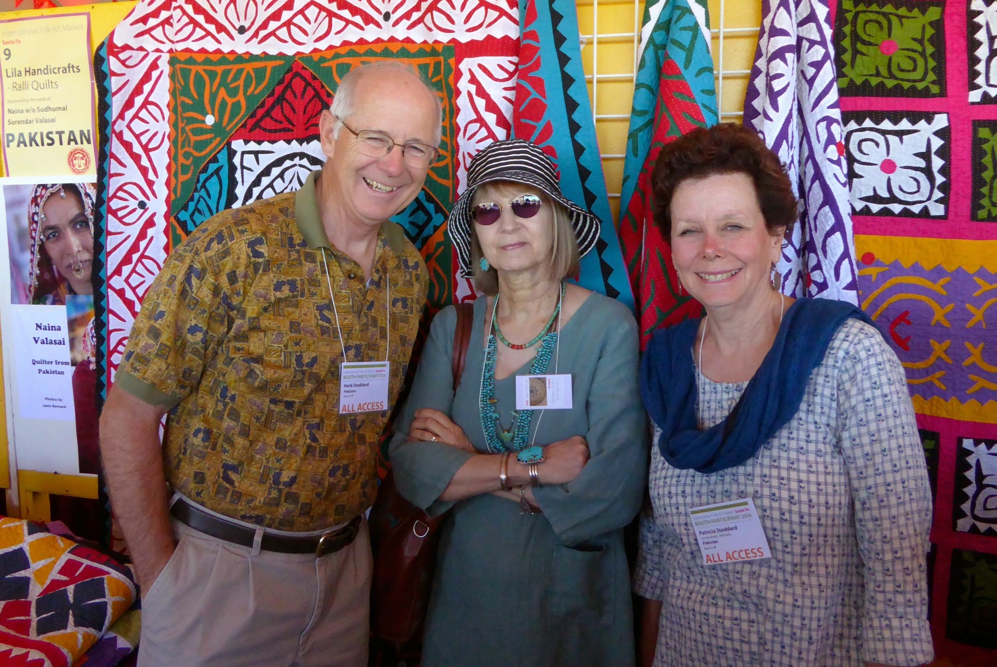 First Day of the International Folk Art Market in Santa Fe Davis