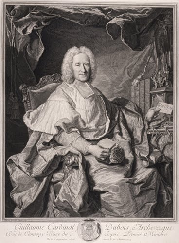 Pierre-Imbert Drevet; after Hyacinthe Rigaud, Cardinal Guillaume Dubois, 1724. 