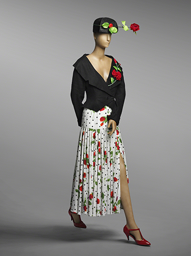Patrick Kelly, Woman’s ensemble of jacket, skirt and hat, spring/summer 1989. 