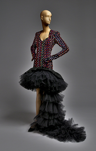 Patrick Kelly, Woman’s Evening Dress and gloves, fall/winter 1988. 