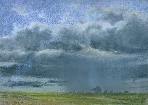  Pierre Prins (1838–1913, France), Sudden Shower on the Plateau Saint-Eurolt, 1894.