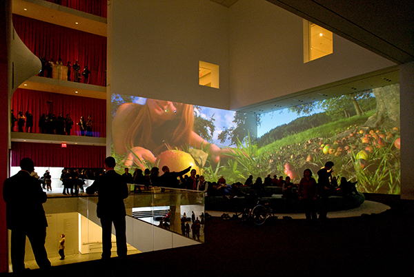 Pipilotti Rist (born 1962, Switzerland), Pour Your Body Out (7354 Cubic Meters), 2008. 