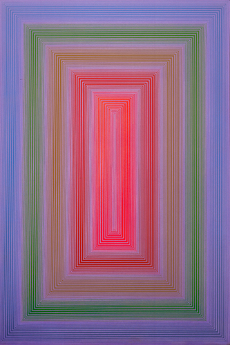 Richard Anuszkiewicz (born 1930, US), Dusk, 1970. 