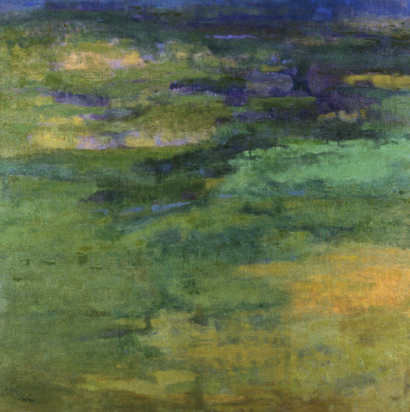 Richard Mayhew (born 1924/1934, US), Rockland, 1969. Oil on canvas, 50" x 50" (127 x 127 cm). 