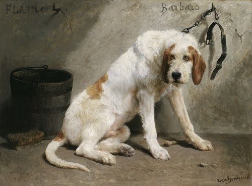  Rosa Bonheur (1822–1899, France), Barbaro After the Hunt. 