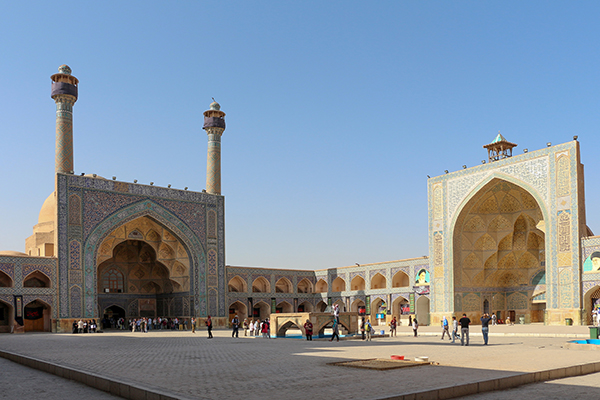 Safavid Dynasty, Jamēh Mosque (Great Mosque), Isfahan, Iran, mostly 700s to 1600s. 