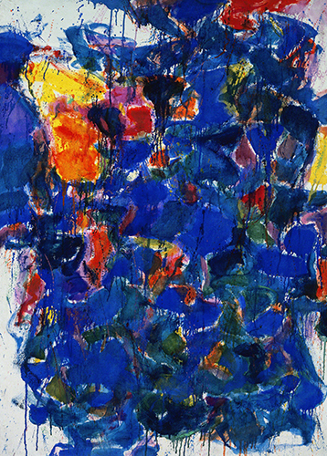 Sam Francis (1923–1994, US), Big Red, 1953. 