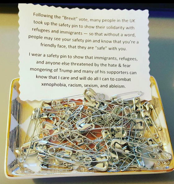 Safety Pins Solidarity Made in USA