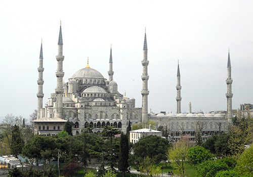  Sedefkar Mehmet Aga (ca. 1540–ca. 1623, Turkey), Mosque of Sultan Ahmet I (“Blue Mosque”), Istanbul, 1609–1616. 