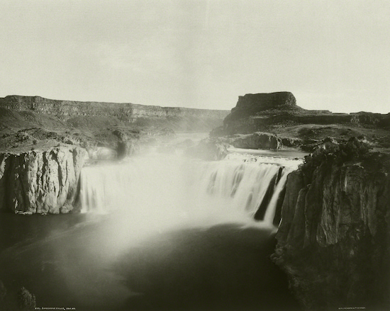 Photograph by William Jackson entitled Shoshone Falls (1883).