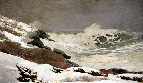 Winslow Homer (1836–1910, US), Coast in Winter, 1892. 