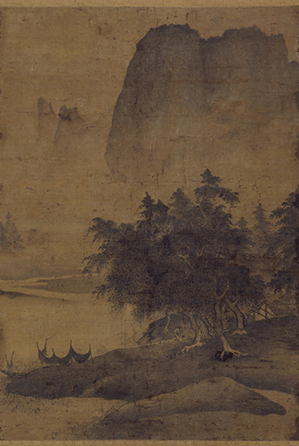  Xia Gui, attributed to (active ca. 1195–ca. 1225, China), A Fisherman’s Abode After Rain. 
