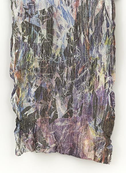Yuh Okano (born 1965, Japan, designer) and Daito Pleats Company (1979 to present, Gumma, Japan, manufacturer), Epidermis (Forest), 1994. 