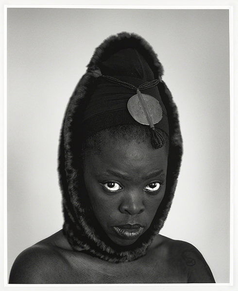 Zanele Muholi (born 1972, South Africa), Ntombi II, Paris, from the series Somnyama Ngonyama, 2014. 