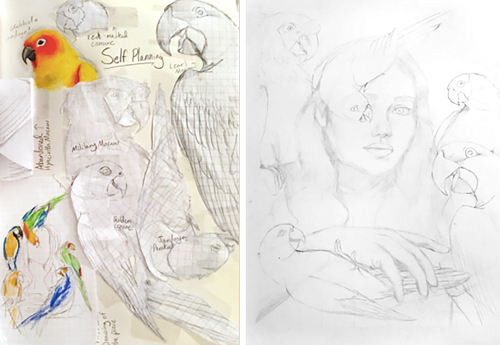 SchoolArts magazine, The Curiosity Issue, Summer 2022, High School art lesson, Exploring Oneself through Artmaking
