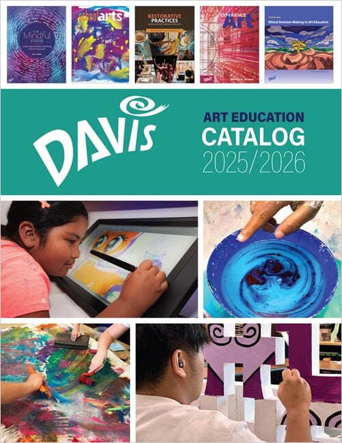 Cover of the art curriculum catalog for Davis Publications