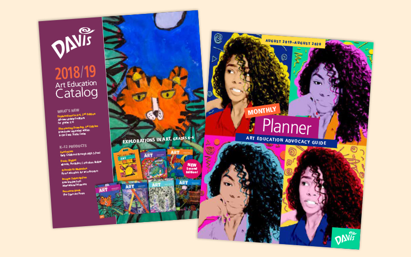 art education curriculum catalog and art advocacy monthly planner
