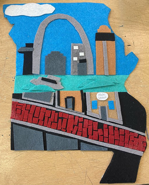 SchoolArts magazine, The Social-Emotional Learning Issue, May 2022, High School art lesson, Connecting with Identity and Place