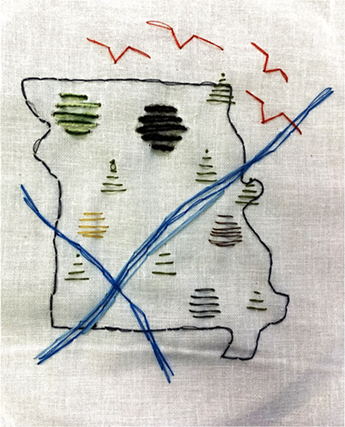 SchoolArts magazine, The Social-Emotional Learning Issue, May 2022, High School art lesson, Connecting with Identity and Place