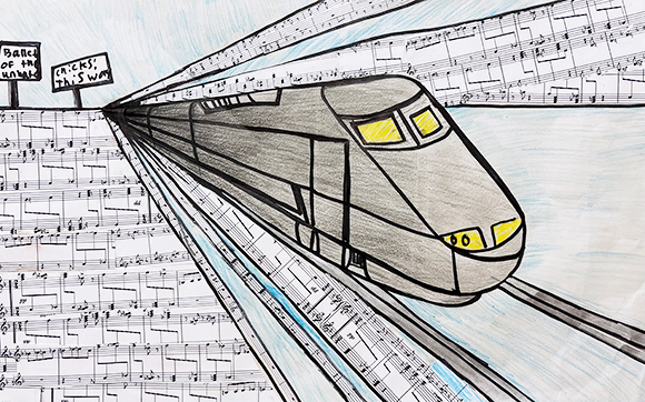 SchoolArts magazine, The Collaboration Issue, December 2022, Connecting with Chromesthesia