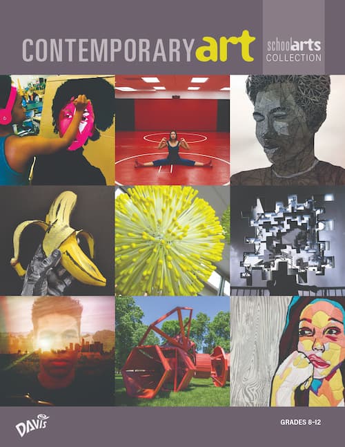Cover of the contemporary art lessons book, SchoolArts Collection: Contemporary Art