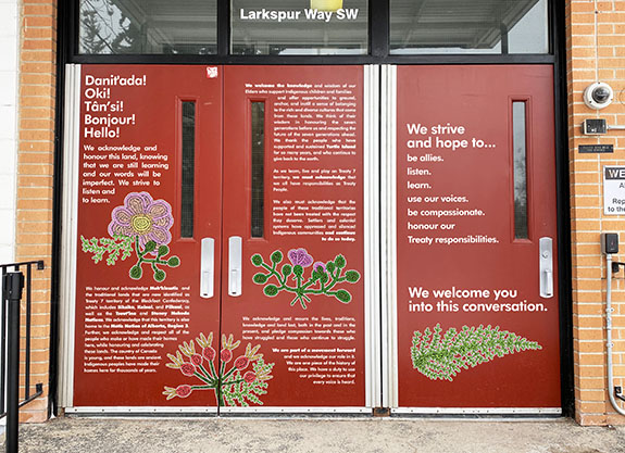 Our collaborative, student-generated land acknowledgment welcomes all.