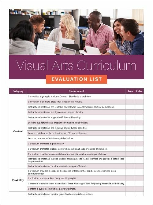 Curriculum Evaluation List