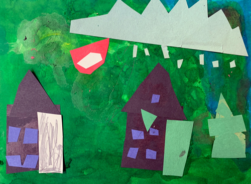 SchoolArts magazine, The Social-Emotional Learning Issue, May 2022, Early Childhood art lesson, Collage, Painting
