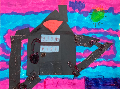 SchoolArts magazine, The Social-Emotional Learning Issue, May 2022, Early Childhood art lesson, Collage, Painting