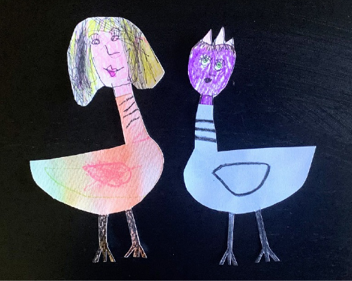 SchoolArts magazine, The Beginnings Issue, September 2022, Early Childhood art lesson, Drawing, Self-Portraits, Frida Kahlo