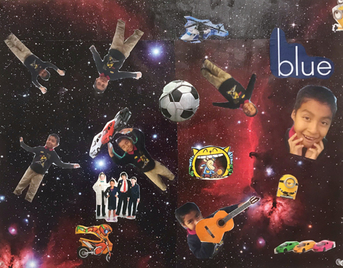 SchoolArts magazine, January 2022 issue, Early Childhood art lesson, photomontage