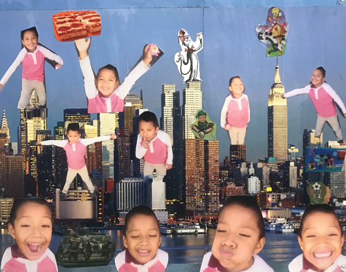 SchoolArts magazine, January 2022 issue, Early Childhood art lesson, photomontage