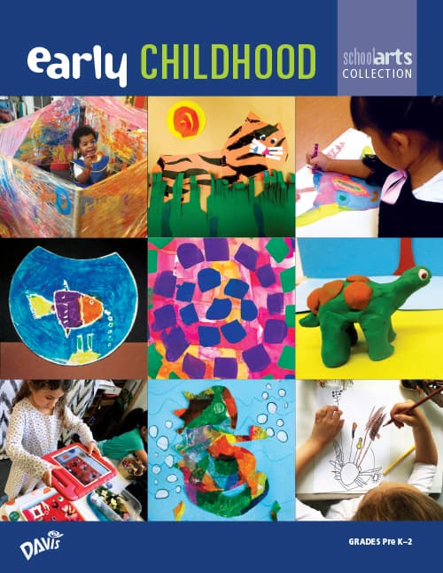 Cover of the early childhood art lessons book, SchoolArts Collection: Early Childhood