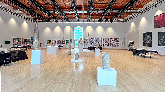 The summer 2025 Emerging Artists Program at the John Michael Kohler Arts Center, Sheboygan, Wisconsin. Photo: Frank Juárez.