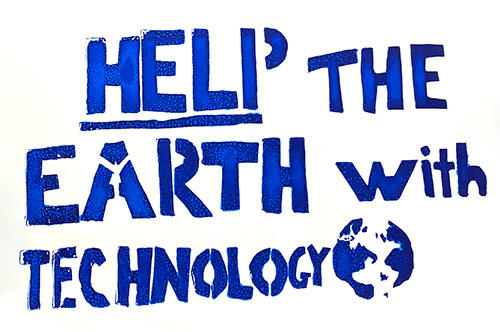 América S., Help the Earth with Technology, grade five.