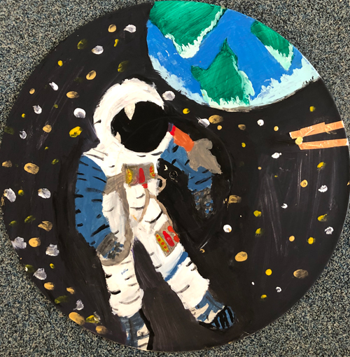 SchoolArts magazine, March 2022 issue, The Media Arts Issue, Elementary art lesson, LED Artworks