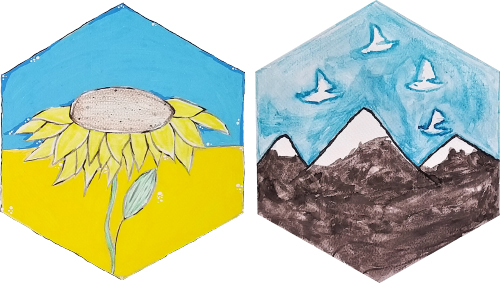 SchoolArts magazine, The Beginnings Issue, September 2022, Elementary art lesson, Michigan-Poland Art Exchange