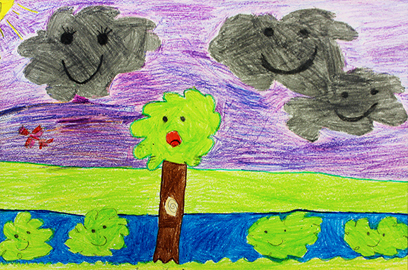 SchoolArts magazine, The Story Issue, November 2022, elementary art lesson, Storyteller drawings