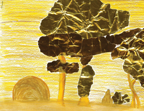SchoolArts magazine, October 2021 issue, Visual Thinking, Poetry, and Gold