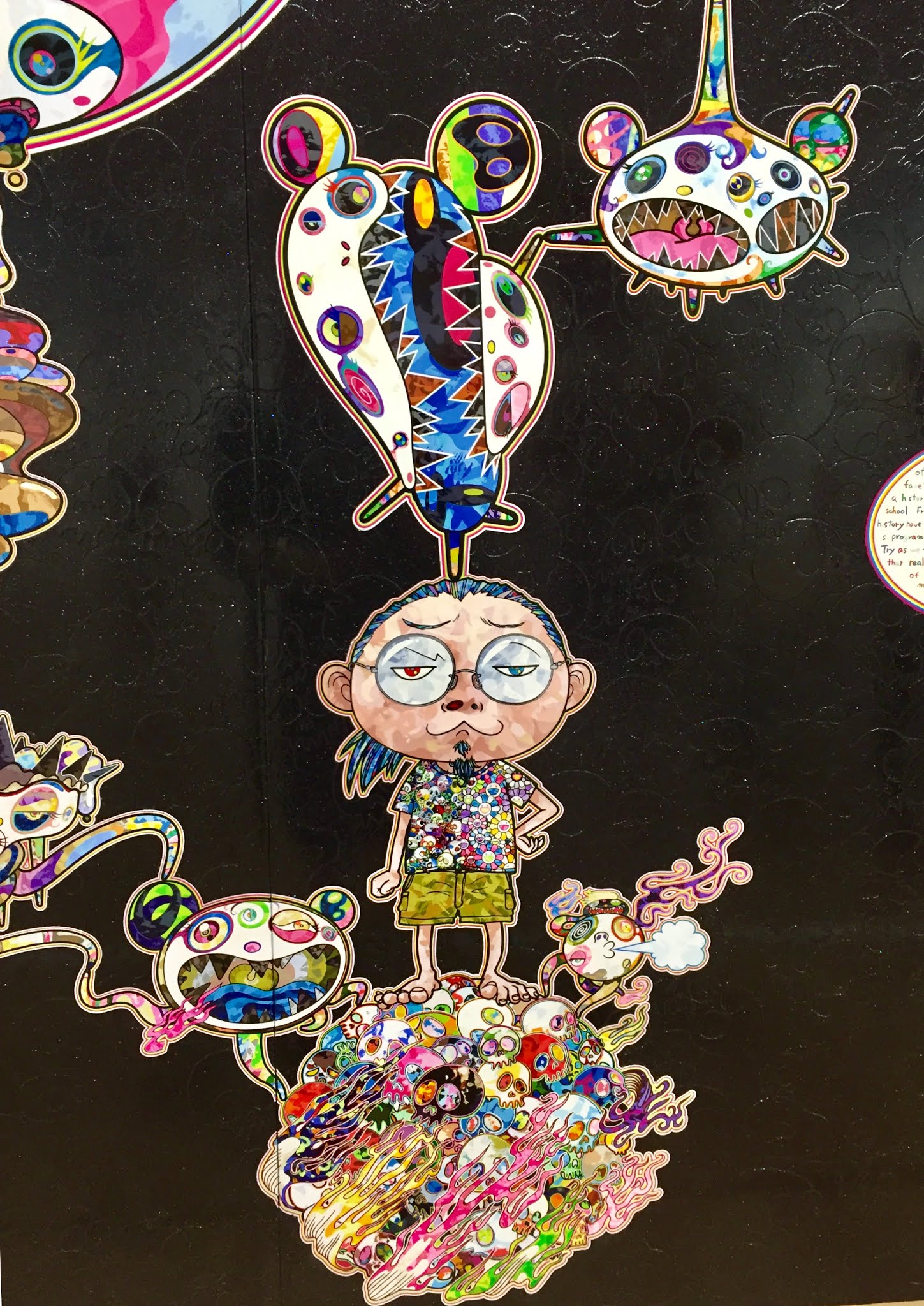 Takashi Murakami: The Octopus Eats Its Own Leg exhibit at the Museum of Modern Art in Fort Worth, Texas
