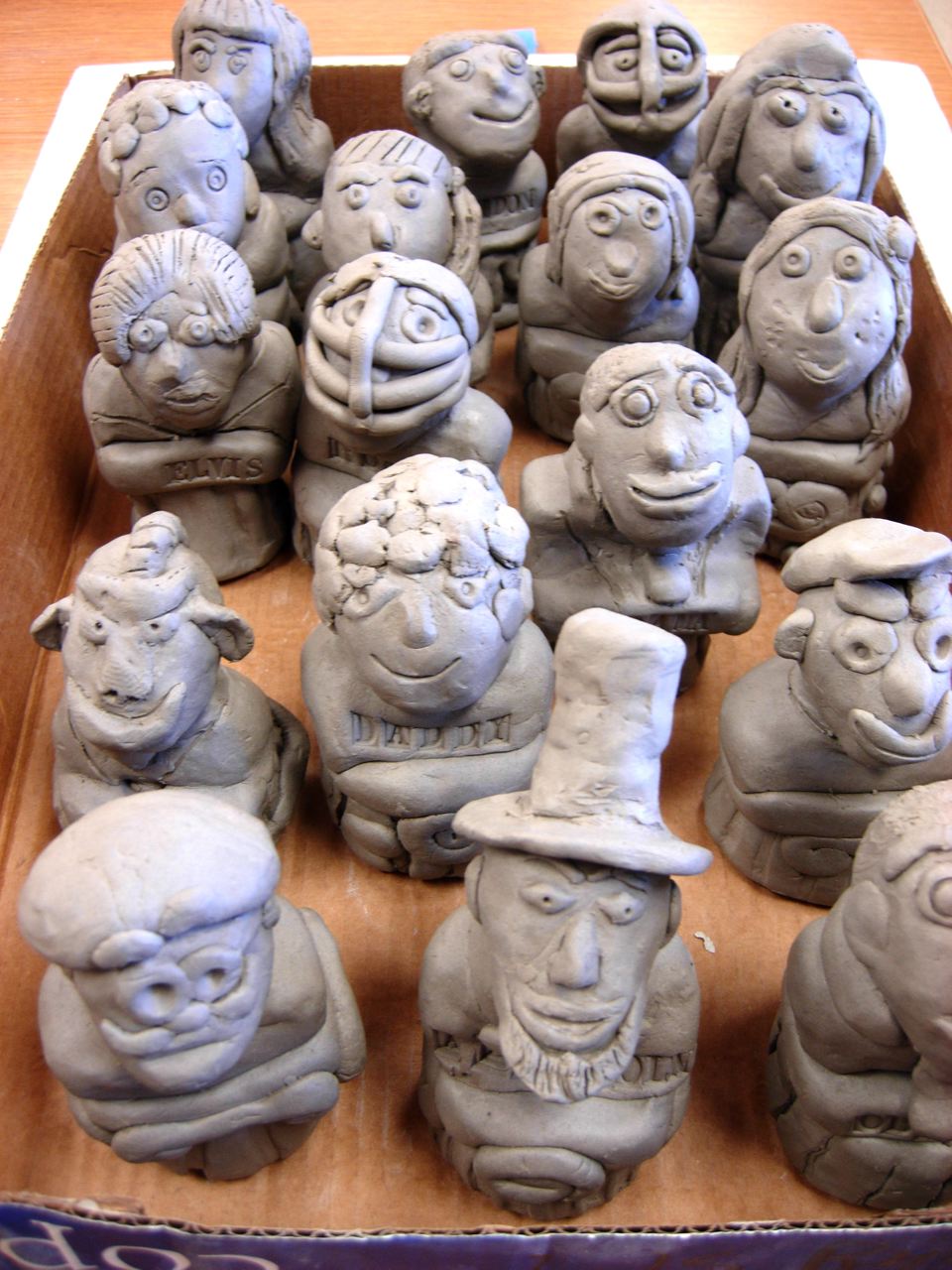 Placed on a Pedestal Famous Faces in Clay Davis Publications