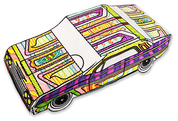 Students incorporated design elements into their cars that reflect their identities and connect to their San Fernando community.