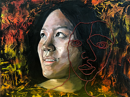 High School Art Lesson, Postmodern Portraits