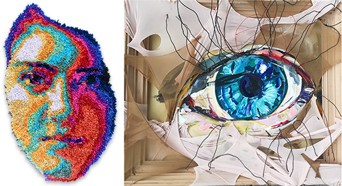High School Art Lesson, Postmodern Portraits