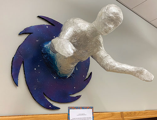 SchoolArts magazine, Summer 2021 issue, High School art lesson, Genre Sculptures
