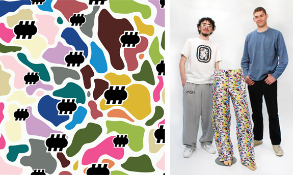 Collaboration between digital artist Kenneth G. and fashion designer Charles D.