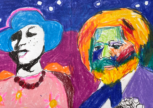 SchoolArts magazine, February 2022 issue, Elementary art lesson, Drawing