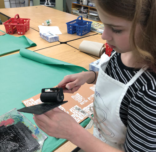 SchoolArts magazine, Summer 2021 issue, K-12 art lesson, A Lasting Collaboration